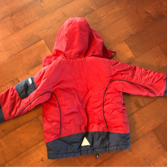 Llbean winter coat size 6x/7 full zip hooded lined insulated - Picture 4 of 5